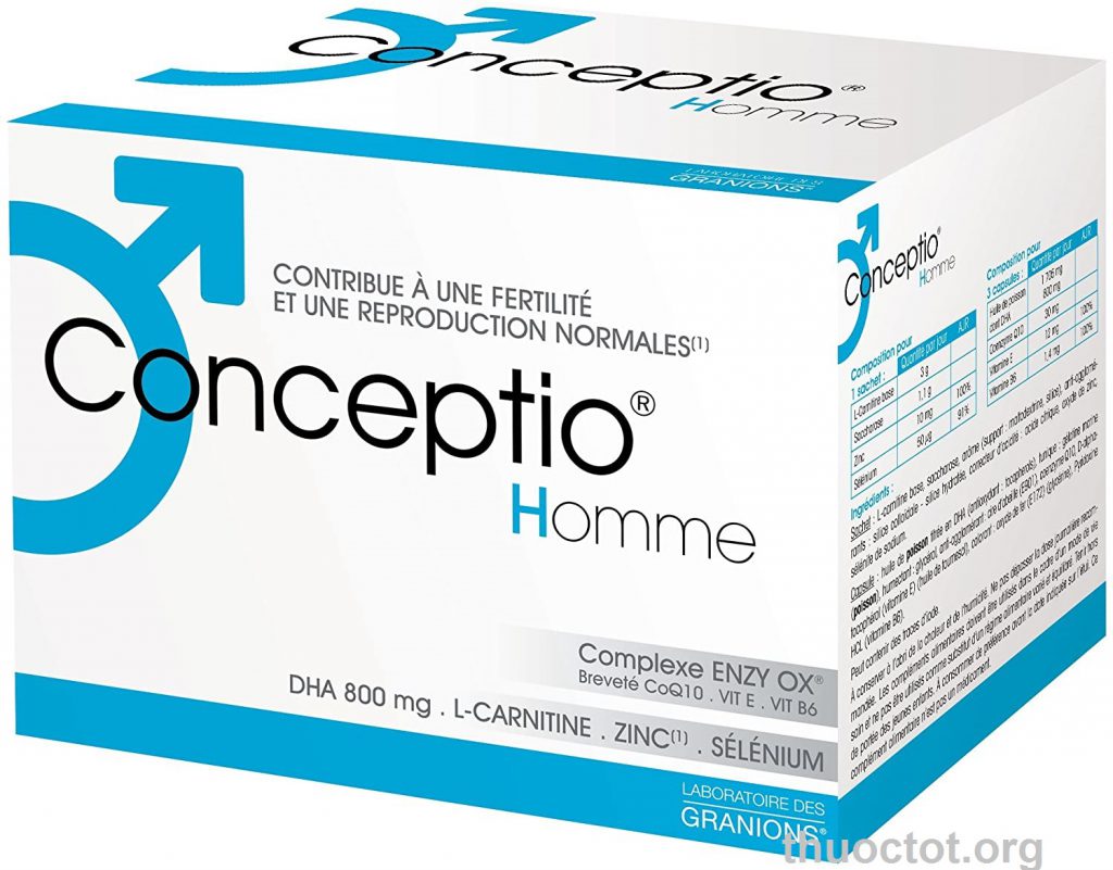 Coceptio homme tăng chất lượng tinh trùng cho nam giới