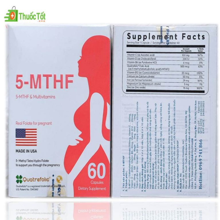 5MTHF Là Thuốc Gì? Có Tốt Không? Mua Ở Đâu? Giá bao Nhiêu?