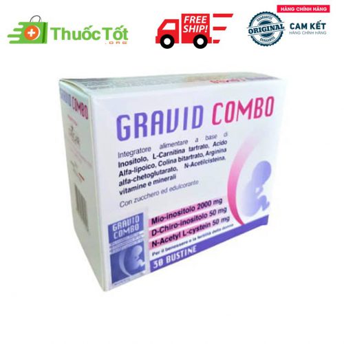 GRAVID COMBO myo-inositol (MI) và D-chiro-inositol (DCI)