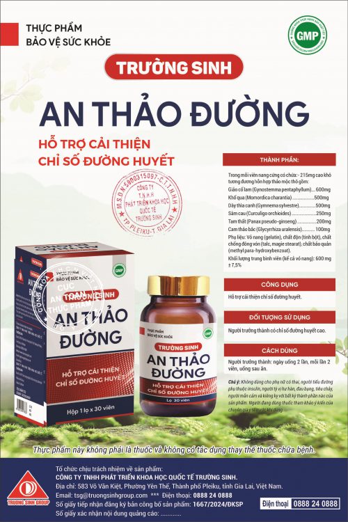 Xác nhận quảng cáo Trường Sinh An Thảo Đường