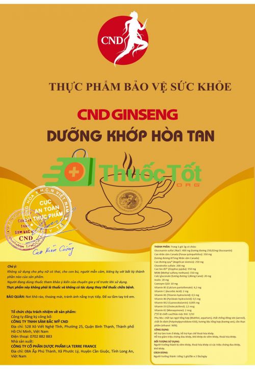 CND GINSENG DƯỠNG KHỚP HÒA TAN