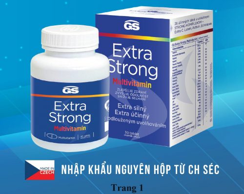 GS Extra Strong Multivitamin cộng hoà séc