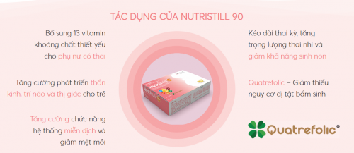 tác dụng Nutristill 90