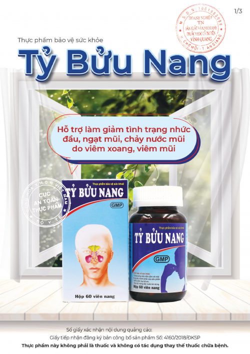 Tỷ Bửu Nang giảm viêm xoang, viêm mũi.