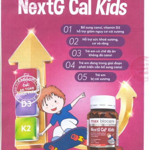 Thực phẩm bảo vệ sức khỏe NextG Cal Kids