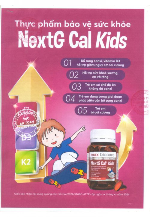 Thực phẩm bảo vệ sức khỏe NextG Cal Kids